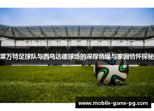 莱万特足球队与西乌达德球场的深厚情缘与家园情怀探秘